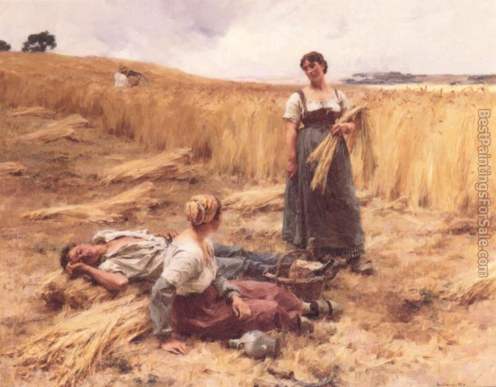 Leon-Augustin L'hermitte Paintings for sale